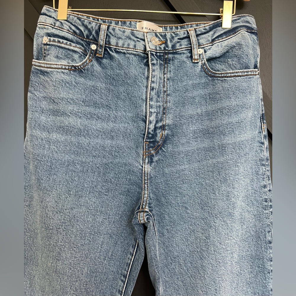 Frame The Ruler Straight Leg Jeans - Picture 9 of 12